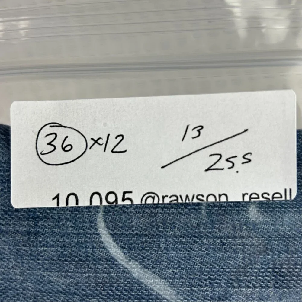 Levi's 569 Loose Straight Jean Shorts Size 36 Streetwear Skater Baggy Distressed - Picture 8 of 8